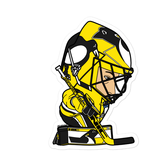 SportNics Pittsburgh Goalie Sticker