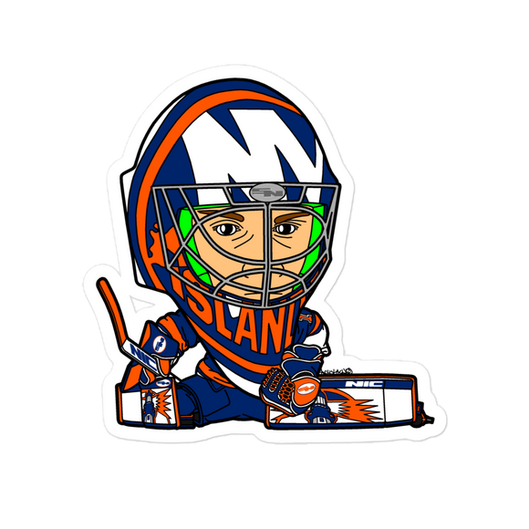 SportNics NY Islanders Goalie Sticker