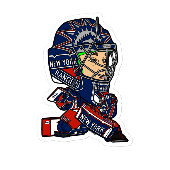 SportNics NY Rangers Goalie Sticker