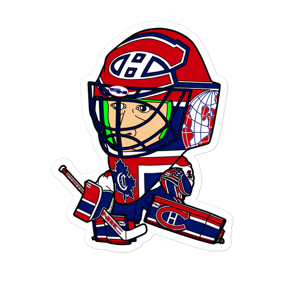 SportNics Montreal Goalie Sticker