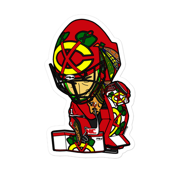 SportNics Chicago Goalie Sticker