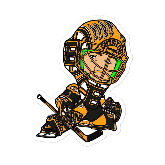 SportNics Boston Goalie Sticker