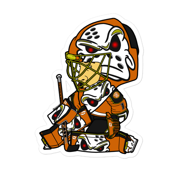 SportNics Anaheim Goalie Sticker