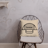 Home Crease Square Throw Pillow