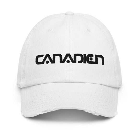 Canadien Logo Distressed Dad Hat