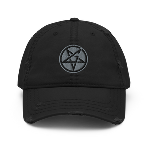 Anthrax Goalie Symbol Distressed Dad Hat