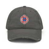 Backstop Logo Distressed Dad Hat