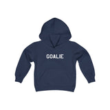 Goalie Text Youth Hoodie