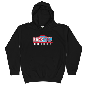 Backstop Text Logo Youth Hoodie