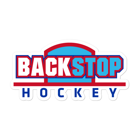Backstop Name Logo Sticker