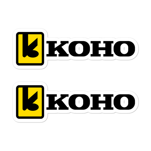 Retro Koho Logo Sticker Sheet