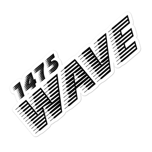 Heaton Wave Logo Sticker