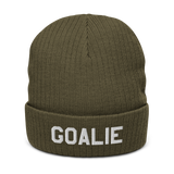 Goalie Text Recycled Beanie