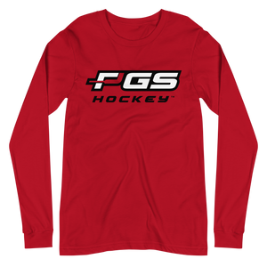 NEW PGS Hockey Logo Long Sleeve Tee