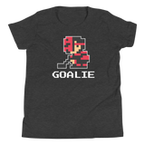 Pixel Goalie Youth Tee (Red)