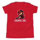 Pixel Goalie Youth Tee (Red)